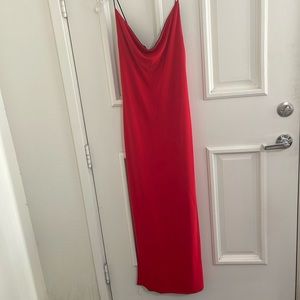 Saks5Ave Reversible maxi column dress Sz 8